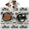 Motorcycle Dog Food Mat - Medium w/ Name or Text