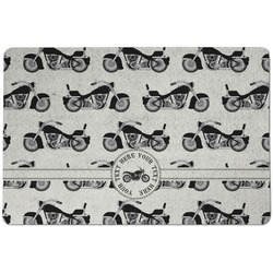 Motorcycle Dog Food Mat w/ Name or Text