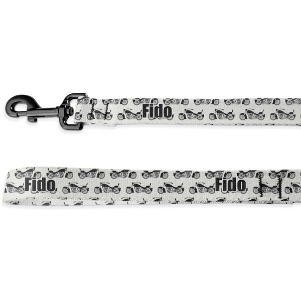 Custom Motorcycle Deluxe Dog Leash - 4 ft (Personalized)