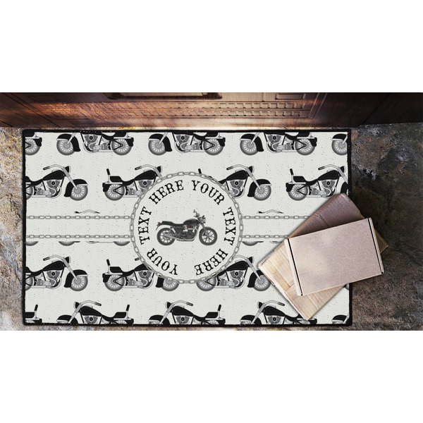 Motorcycle Door Mat - LIFESTYLE (Lrg)