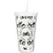 Motorcycle Double Wall Tumbler with Straw (Personalized)