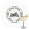 Motorcycle Printed Drink Topper - 3.5" (Personalized)