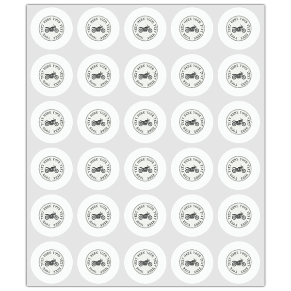 Motorcycle Drink Topper - XSmall - Set of 30