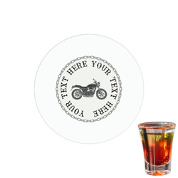 Motorcycle Printed Drink Topper - 1.5" (Personalized)