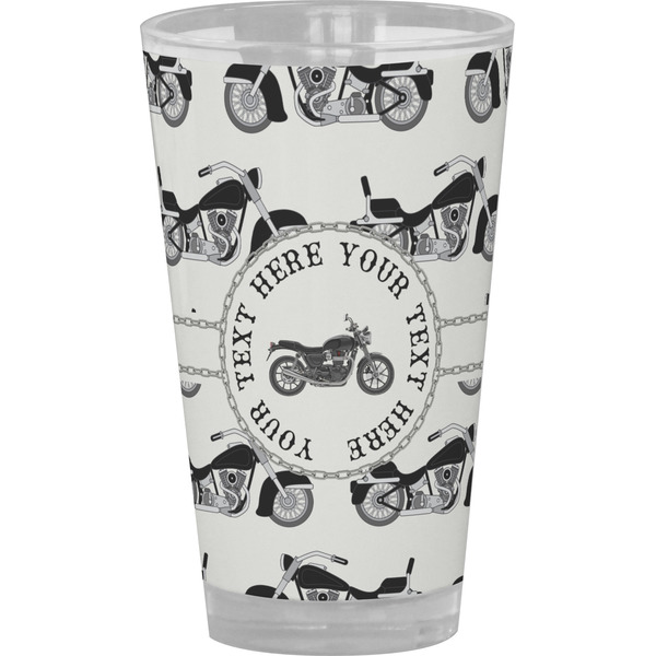 Custom Motorcycle Pint Glass - Full Color (Personalized)