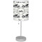 Motorcycle Lamp with Drum Shade (Personalized)