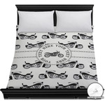 Motorcycle Duvet Cover - Full / Queen (Personalized)