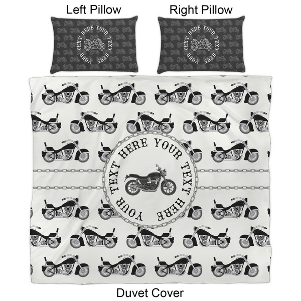 Motorcycle Duvet Cover Set - King - Approval