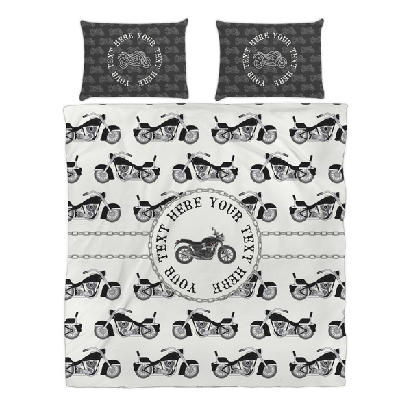 Motorcycle Duvet cover Set - Queen - Alt Approval