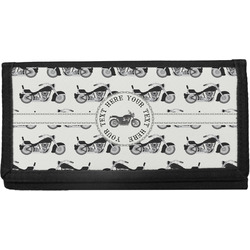 Motorcycle Canvas Checkbook Cover (Personalized)