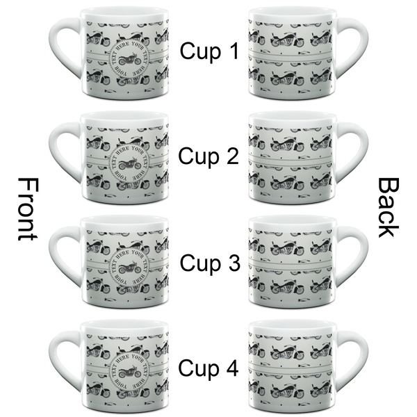 Motorcycle Espresso Cup - 6oz (Double Shot Set of 4) APPROVAL