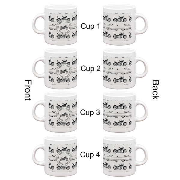 Motorcycle Espresso Cup Set of 4 - Apvl