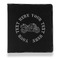 Motorcycle Leather Binder - 1" - Black (Personalized)