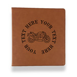 Motorcycle Leather Binder - 1" - Rawhide (Personalized)
