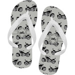 Motorcycle Flip Flops - XSmall (Personalized)