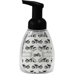 Motorcycle Foam Soap Bottle - Black (Personalized)
