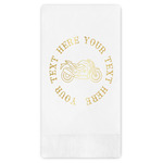 Motorcycle Guest Napkins - Foil Stamped (Personalized)