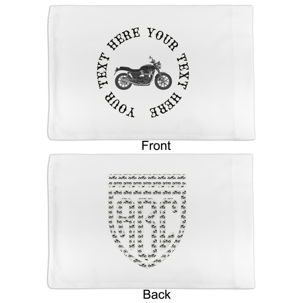 Motorcycle Full Pillow Case - APPROVAL (partial print)