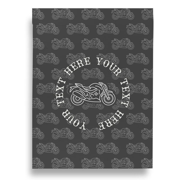 Motorcycle Garden Flags - Large - Double Sided - BACK