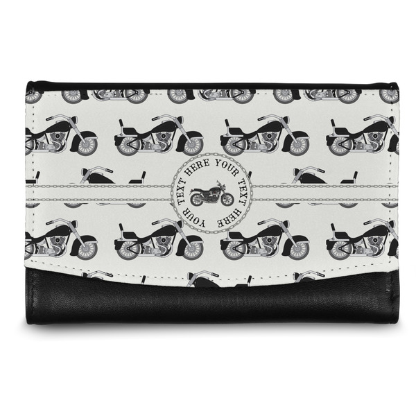 Custom Motorcycle Genuine Leather Women's Wallet - Small (Personalized)