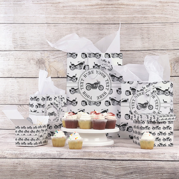 Motorcycle Gift Bags - In Context