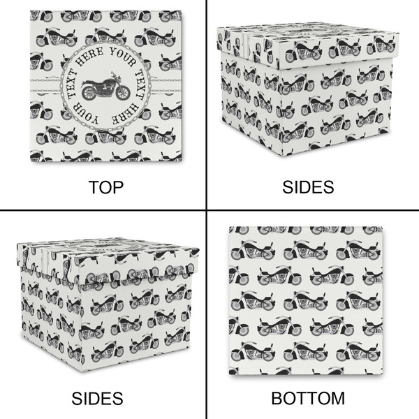 Motorcycle Gift Boxes with Lid - Canvas Wrapped - Large - Approval