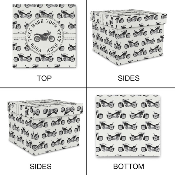 Motorcycle Gift Boxes with Lid - Canvas Wrapped - Medium - Approval