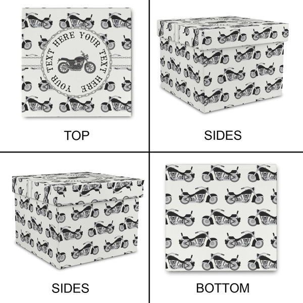 Motorcycle Gift Boxes with Lid - Canvas Wrapped - Small - Approval