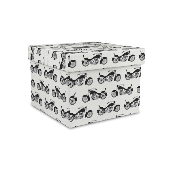 Custom Motorcycle Gift Box with Lid - Canvas Wrapped - Small (Personalized)