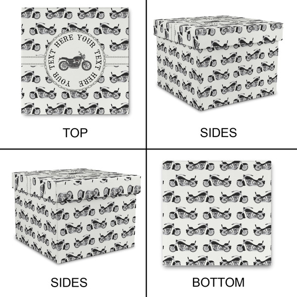 Motorcycle Gift Boxes with Lid - Canvas Wrapped - X-Large - Approval