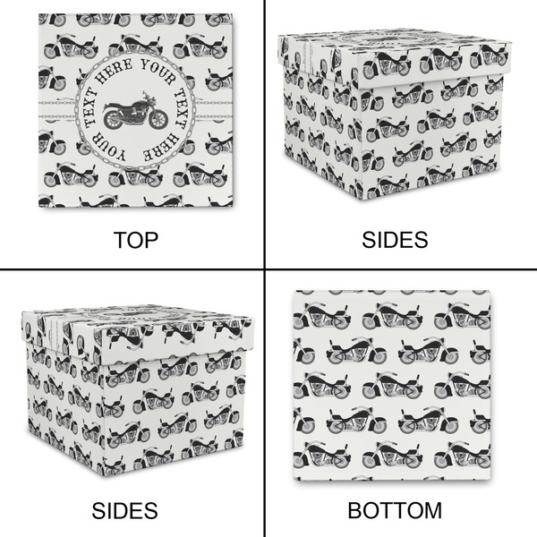Motorcycle Gift Boxes with Lid - Canvas Wrapped - XX-Large - Approval