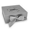 Motorcycle Gift Boxes with Magnetic Lid - Silver - Front