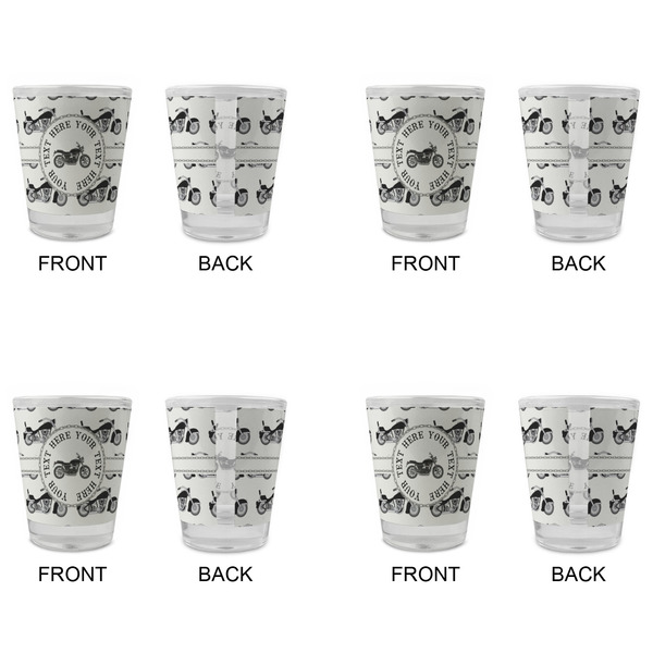 Motorcycle Glass Shot Glass - Standard - Set of 4 - APPROVAL