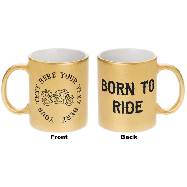 Motorcycle Gold Mug - Apvl