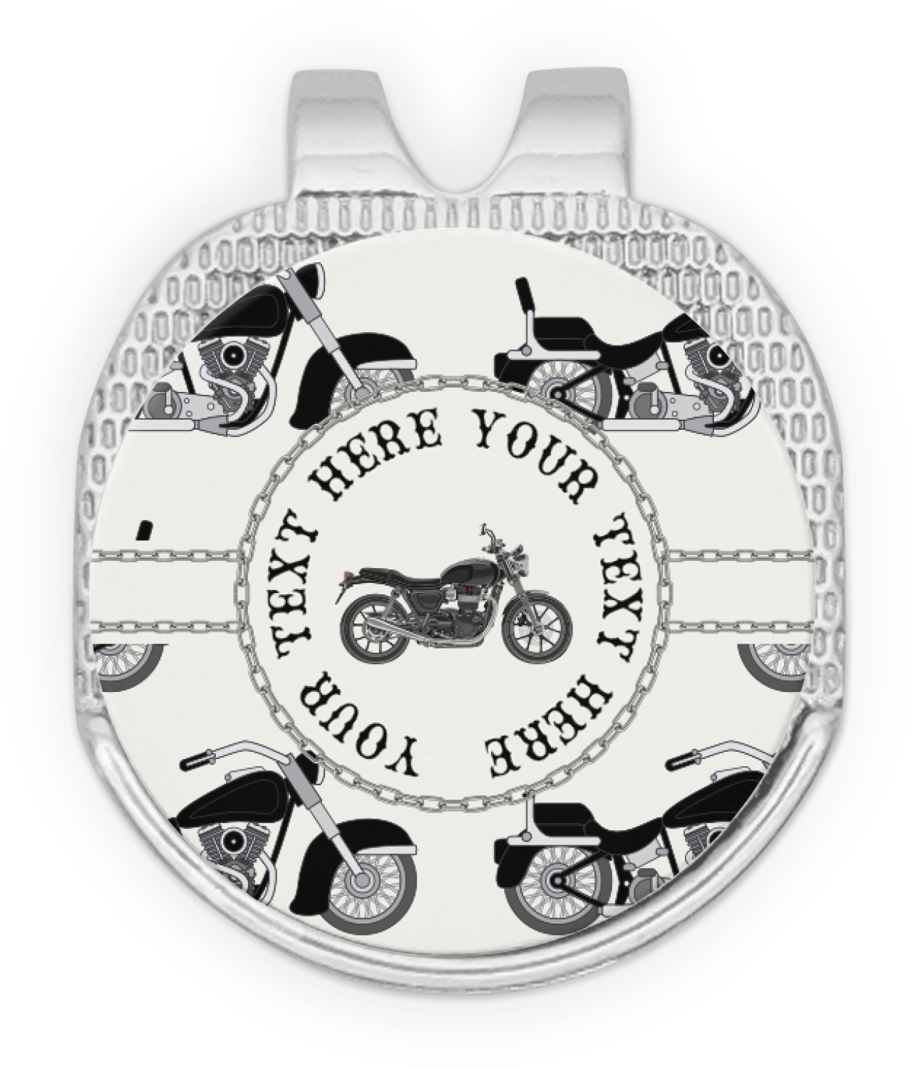 Motorcycle Golf Ball Marker - Hat Clip - YouCustomizeIt