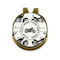 Motorcycle Golf Ball Marker - Hat Clip - Gold