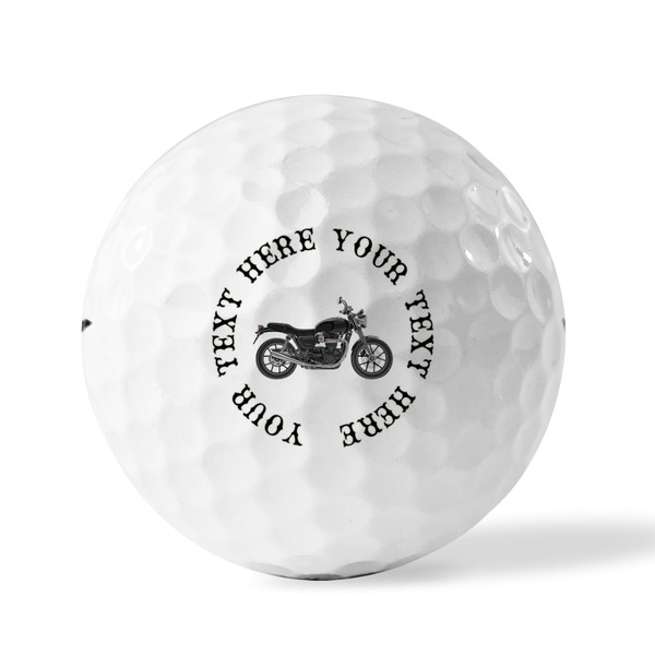 Motorcycle Golf Balls - Titleist - Set of 3 - FRONT