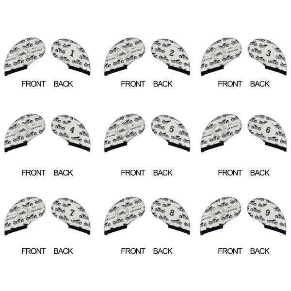 Motorcycle Golf Club Covers - APPROVAL (set of 9)