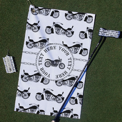 Motorcycle Golf Towel Gift Set (Personalized)