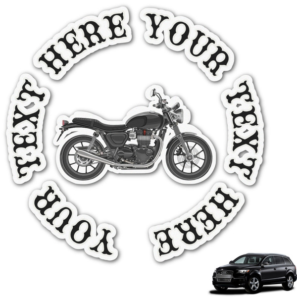 Custom Motorcycle Graphic Car Decal (Personalized)