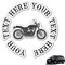 Motorcycle Graphic Car Decal