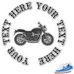 Motorcycle Graphic Iron On Transfer - Up to 9"x9" (Personalized)