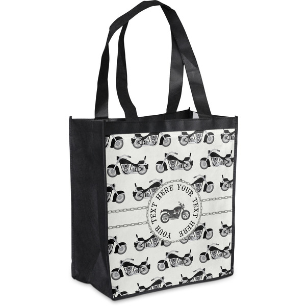 Custom Motorcycle Grocery Bag (Personalized)