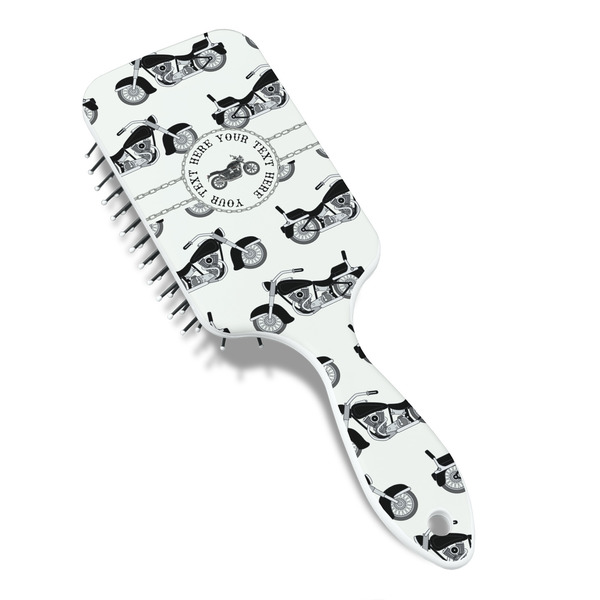 Motorcycle Hair Brush - Angle View