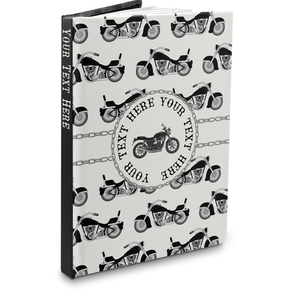 Custom Motorcycle Hardbound Journal - 7.25" x 10" (Personalized)