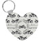 Motorcycle Heart Keychain (Personalized)