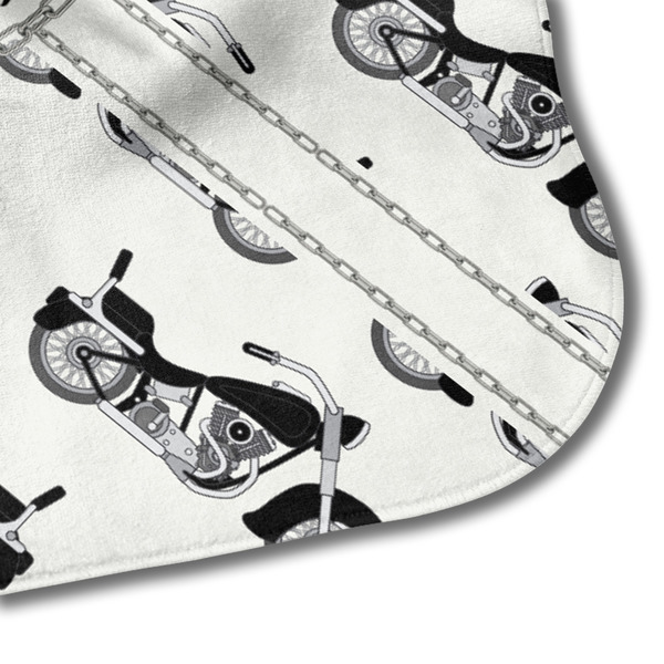 Motorcycle Hooded Baby Towel- Detail Corner