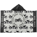 Motorcycle Kids Hooded Towel (Personalized)