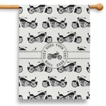 Motorcycle 28" House Flag (Personalized)