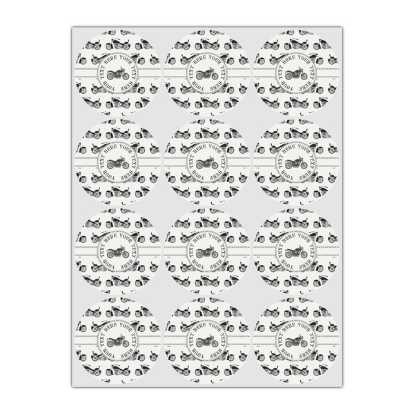 Motorcycle Icing Circle - Small - Set of 12